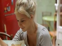 Incredible blonde daughter pleasures her soaked cunt for daddy in this thrilling incest movie